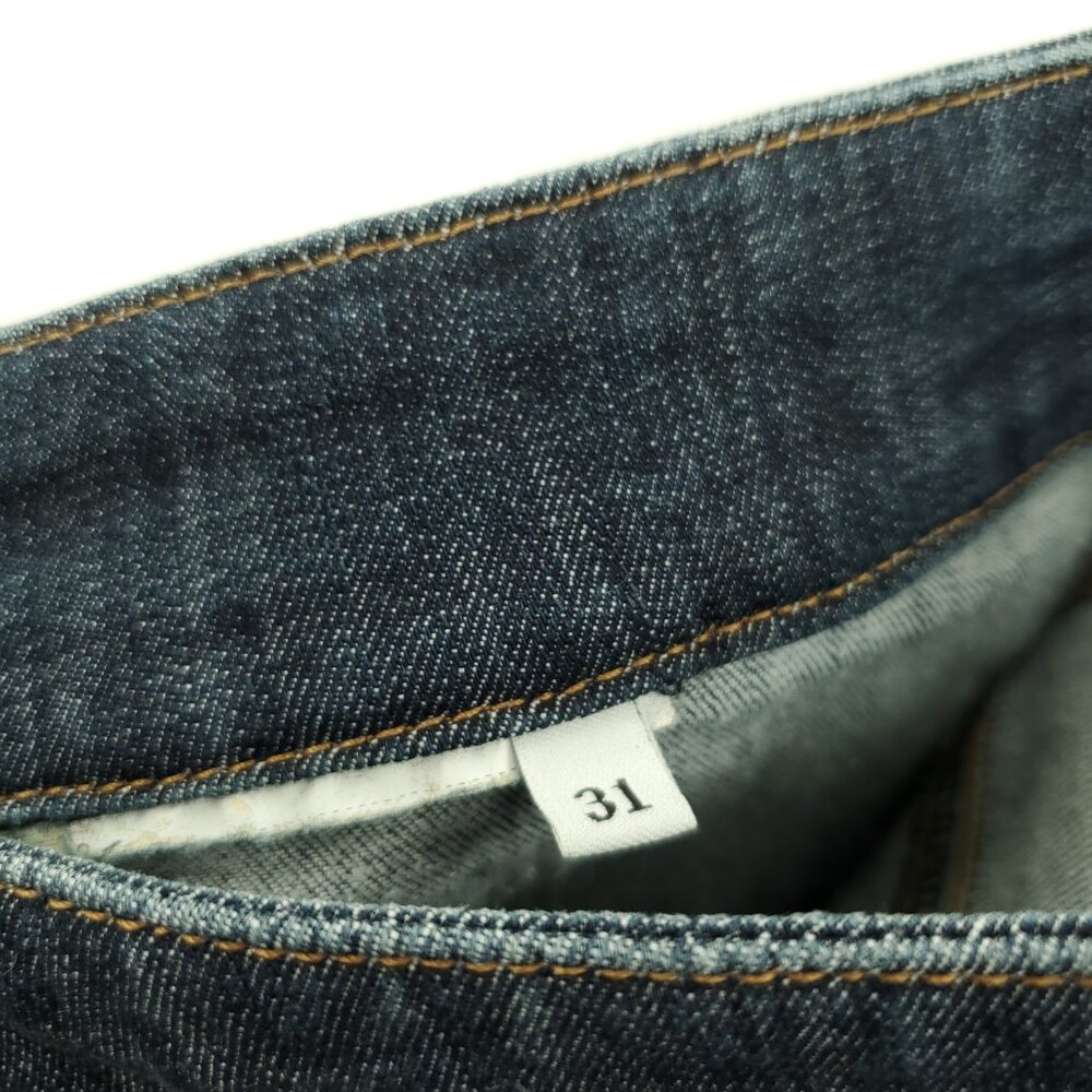 Prada High Rise Stretchy Skinny Jeans Size 31 Dark Blue - Picture 4 of 15